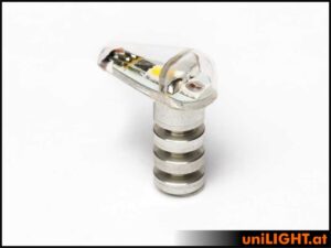 uniLIGHT 7mm DUAL Navigations + Blitzlicht, 3Wx2 - rot-weiss