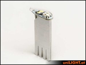 uniLIGHT 9mm DUAL Navigation + Blitzlicht, 11Wx2, T-Fuse - rot-weiss