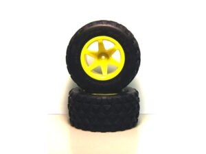 Räder Komplett zu Jeep 1:10, 10.5x5cm 13016 / 533000