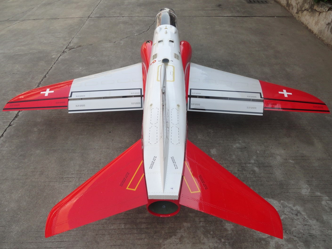 Bae Hawk - L 2482 mm (97 3/4") - FeiBao Scale Jet - Schema 04 – Bild 3