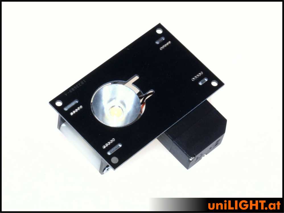 uniLIGHT 16mm Klappscheinwerfer HV, 4W - weiss – Bild 6