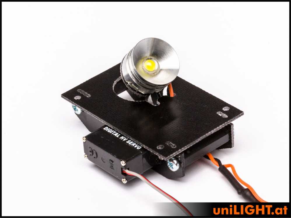 uniLIGHT 16mm Klappscheinwerfer HV, 4W - weiss
