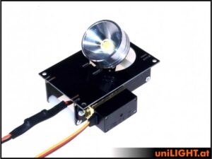 uniLIGHT 26mm Klappscheinwerfer HVF, 8Wx2, T-FUSE - warmweiss