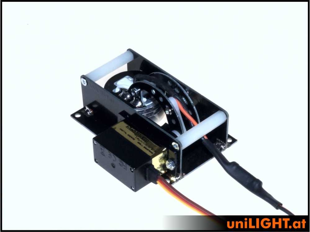 uniLIGHT 26mm Klappscheinwerfer HVF, 8Wx2, T-FUSE - warmweiss – Bild 4