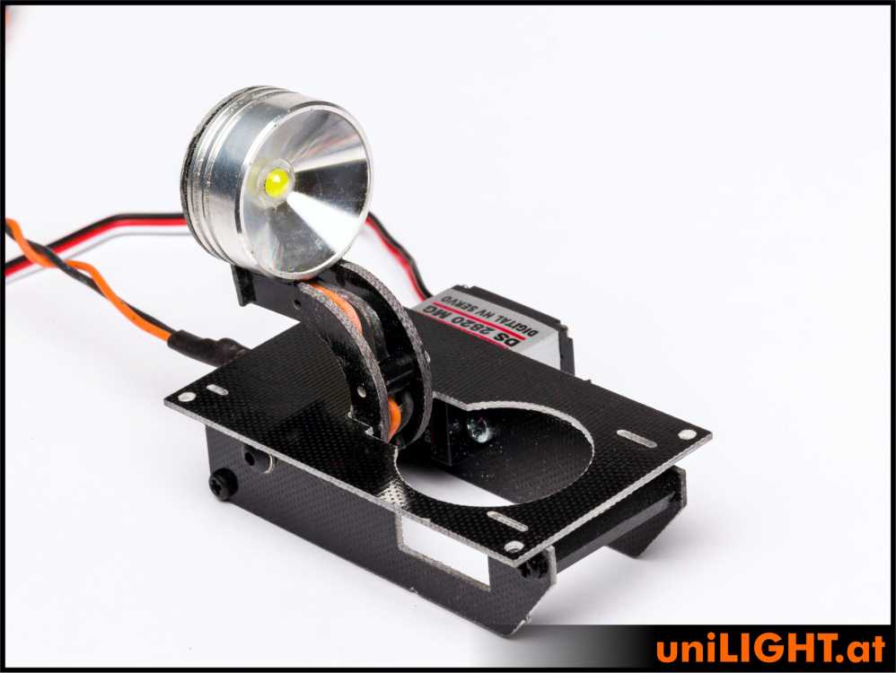 uniLIGHT 26mm Klappscheinwerfer HV, REVERSE, 4Wx2 - weiss