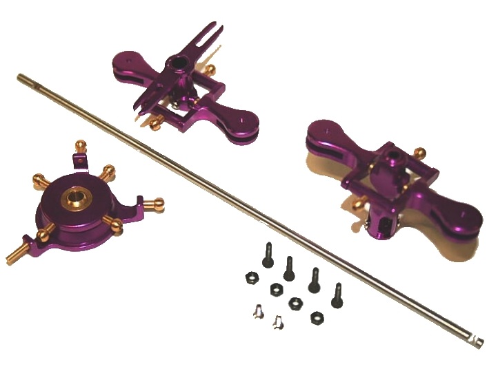 ALU Tuning- Set zu BIG-LAMA purple colour