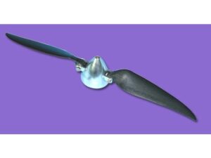 Klapp-Luftschraube 10x6 mit Alu-Spinner 35mm, für 4 mm Wellen