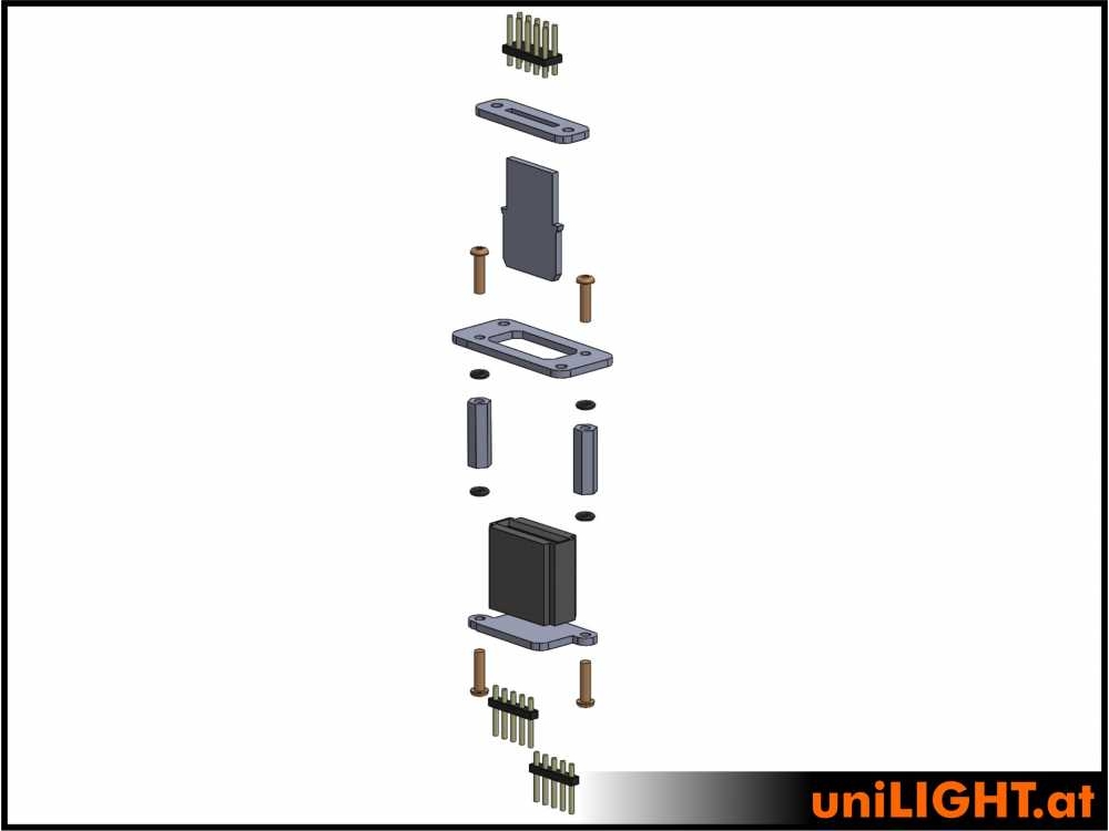 uniLIGHT Header-Steckverbindung, 3 primäre Pole – Bild 3