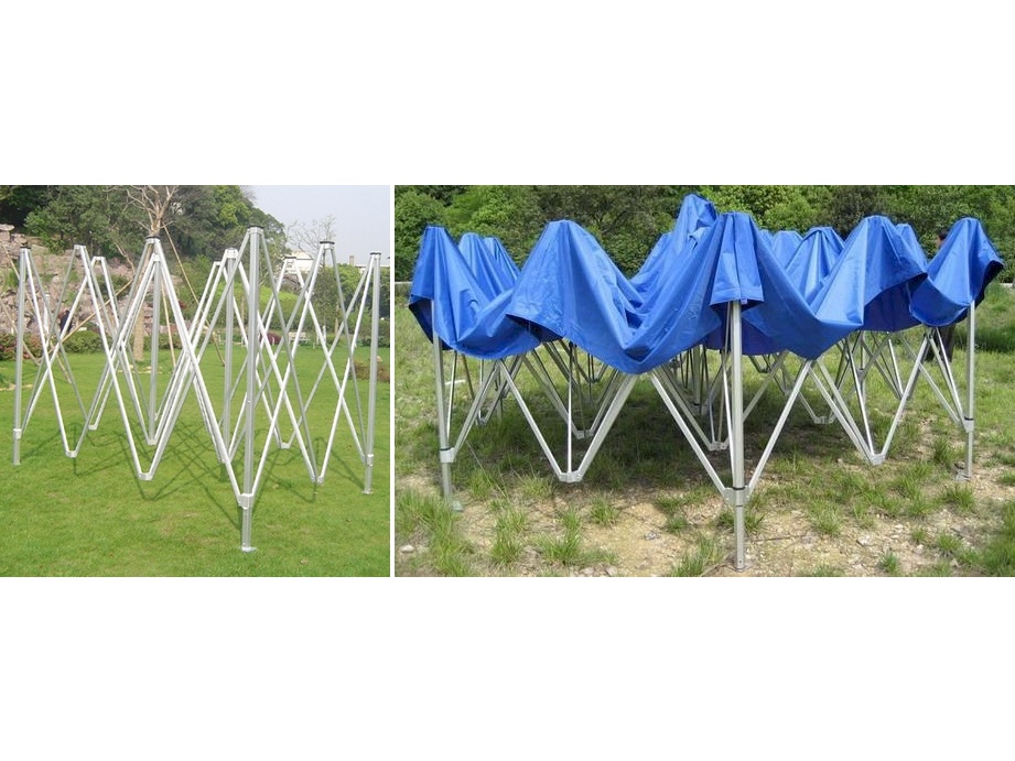 Hebu-Tent Faltzeltgestell DELUXE 3x6m 40x40mm – Bild 2