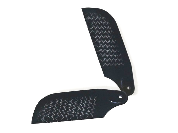 3D Pro Heckrotorblätter CFK/Carbon, 68mm von Dynam