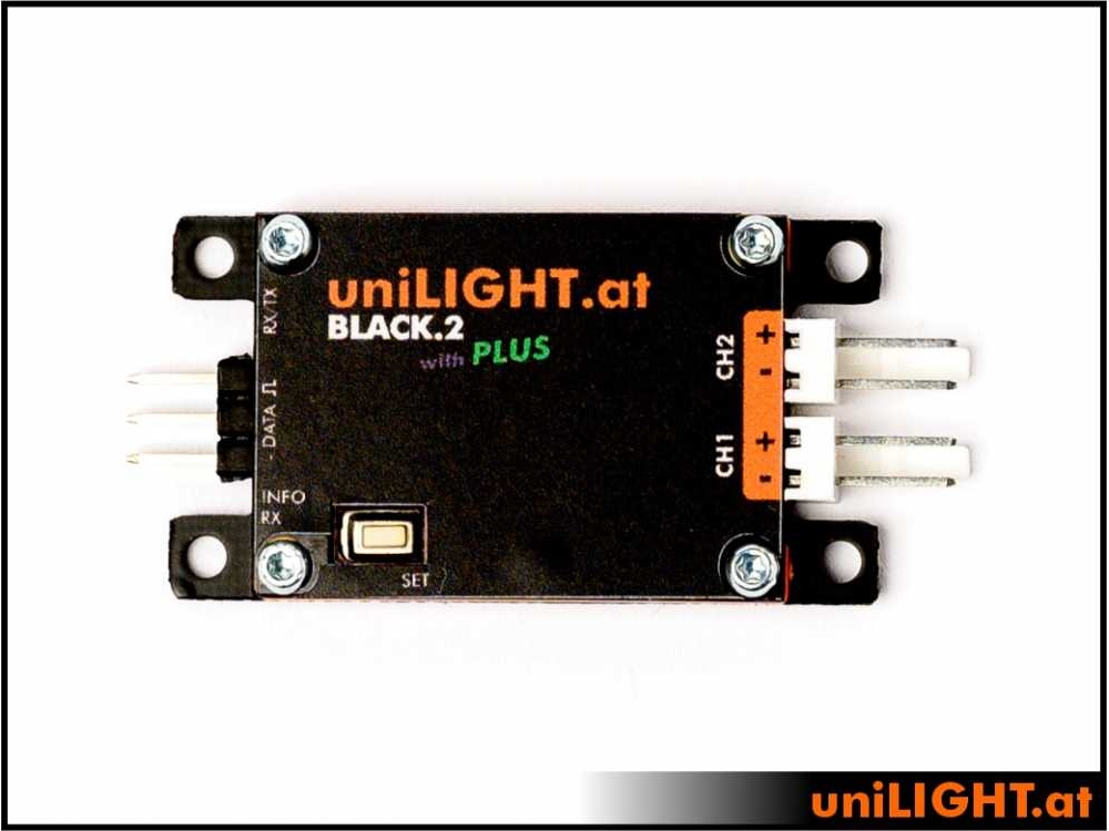 uniLIGHT MODUL-B2PLUS - 2-Kanal, BLACK.2+