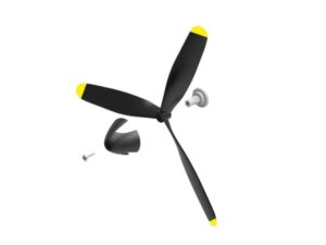 Propeller Set 3-Blatt  zu P-40, BF-109, Spitfire 761-12, Spw 400mm, Volantex, 2 Stück