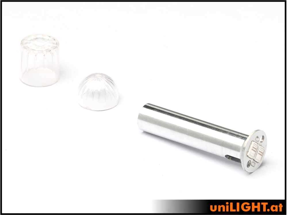 uniLIGHT 15mm PIN Blitzlicht, 16Wx2, T-Fuse - weiss – Bild 2