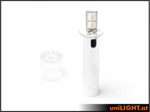 uniLIGHT 15mm VERTIKAL Blitzlicht , 24Wx2, T-Fuse - weiss