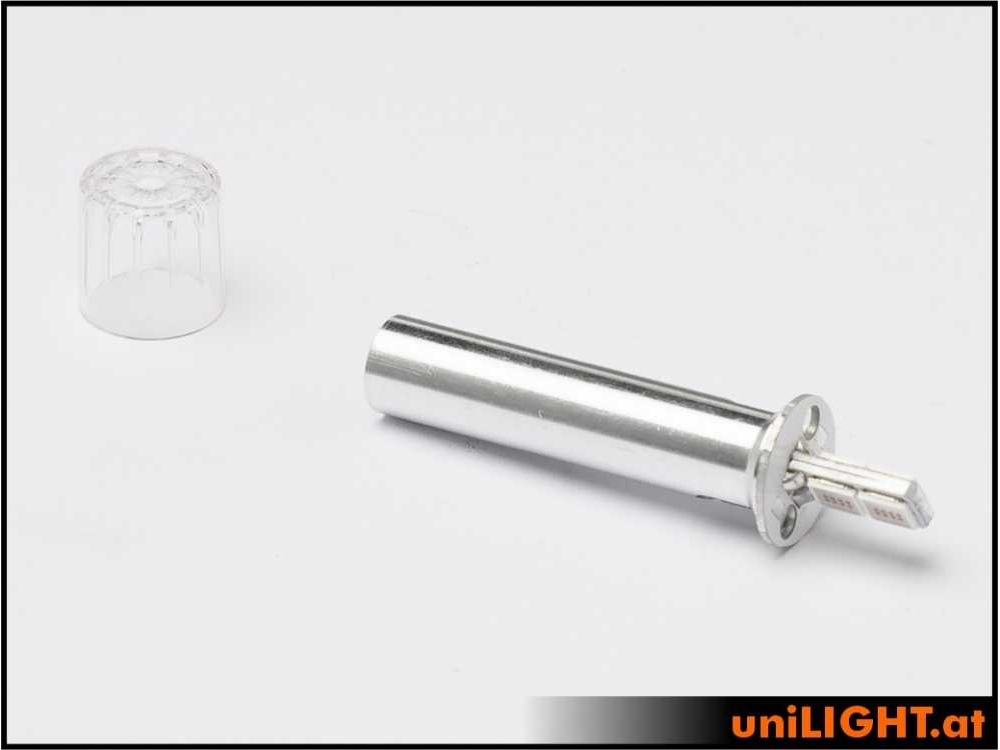 uniLIGHT 15mm VERTIKAL Blitzlicht , 24Wx2, T-Fuse - rot – Bild 2
