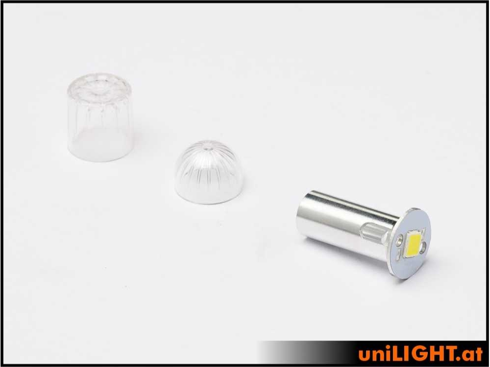 uniLIGHT 15mm PIN Navigationslicht, 3Wx2, KURZ - weiss – Bild 2