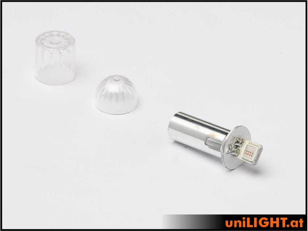 uniLIGHT 15mm VERTIKAL Blitzlicht , 14Wx2, KURZ - rot – Bild 2