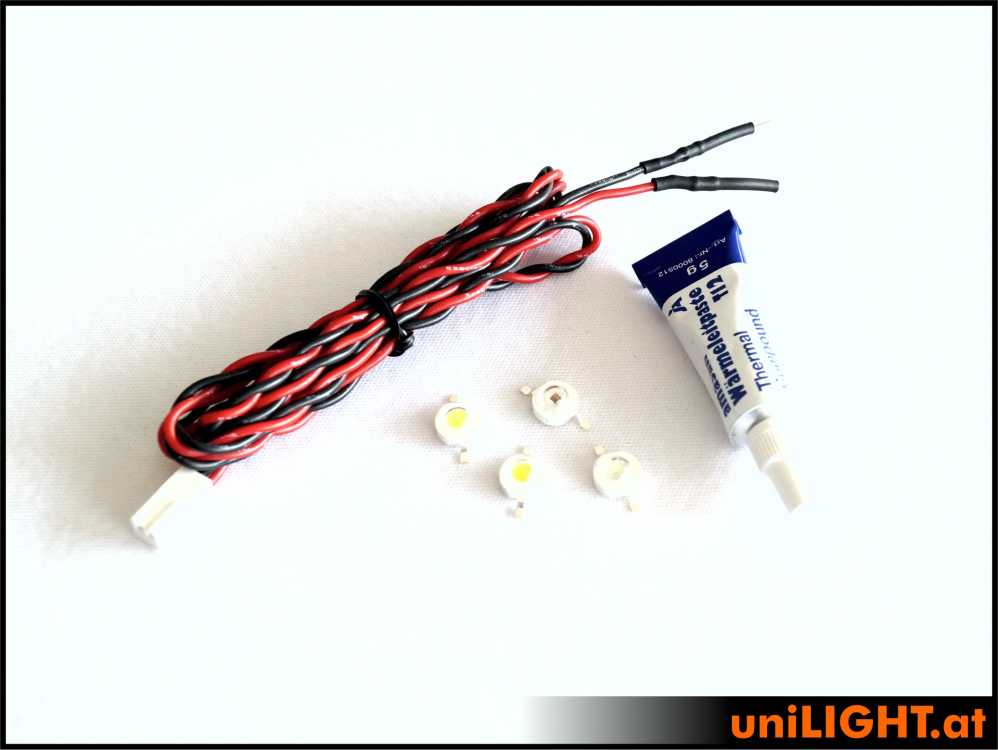 uniLIGHT Emitter Chips Reparatur Set - rot - grün - weiss