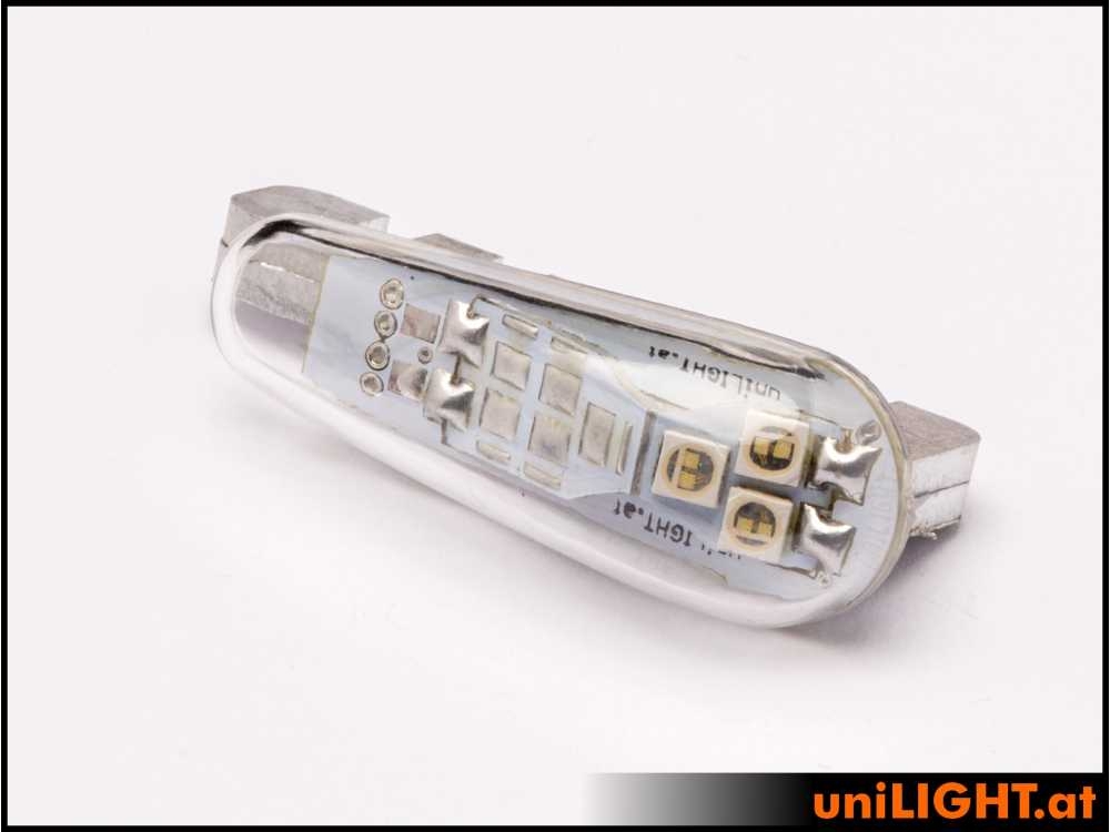 uniLIGHT 12mm PRO Navigationslicht, 4Wx2, KURZ - weiss – Bild 2