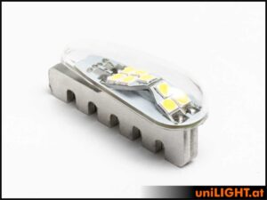 uniLIGHT 12mm PRO Blitzlicht, 15Wx2, KURZ - weiss