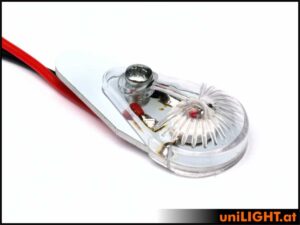 uniLIGHT 16mm PRO Blitzlicht, 8Wx2, T-Fuse - rot