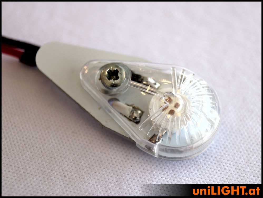 uniLIGHT 16mm PRO Blitzlicht, 8Wx2, T-Fuse - rot – Bild 2