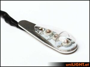 uniLIGHT 18mm PRO Power Blitzlicht, 24Wx2, KURZ, T-Fuse - rot