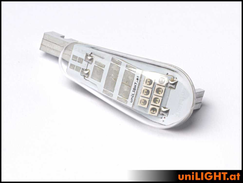 uniLIGHT 20mm PRO Navigationslicht, 7Wx2, KURZ - weiss – Bild 2