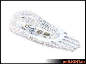 uniLIGHT 24mm PRO Navigationslicht, 8.5Wx2, T-Fuse - rot