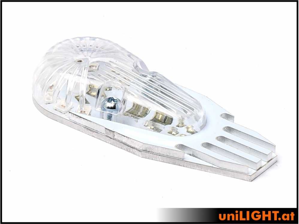uniLIGHT 24mm PRO Navigationslicht, 8.5Wx2, T-Fuse - rot