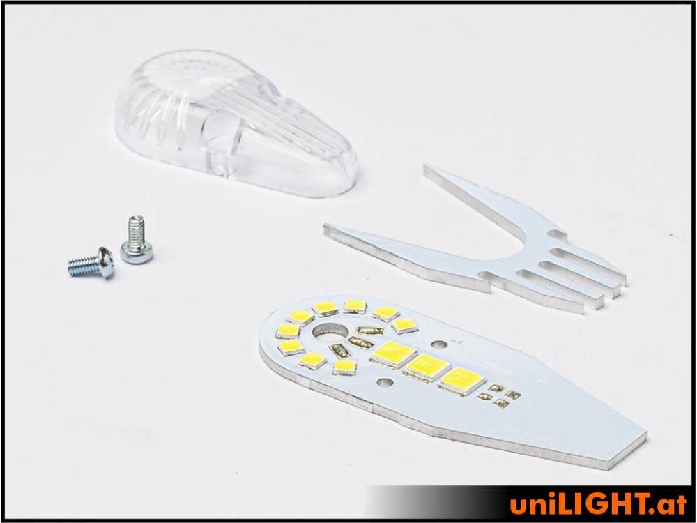 uniLIGHT 24mm PRO Navigationslicht, 8.5Wx2, T-Fuse - rot – Bild 2