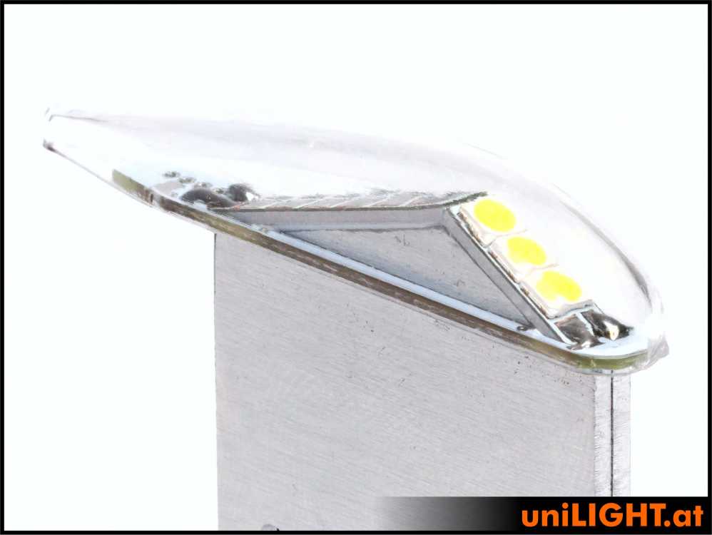 uniLIGHT 6mm PRO Navigationslicht, 5Wx2 - weiss – Bild 2