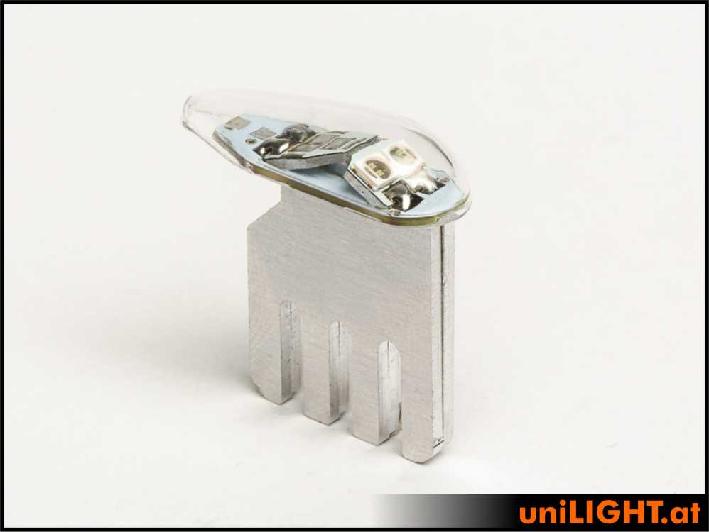 uniLIGHT 9mm PRO Navigationslicht, 3Wx2 - rot