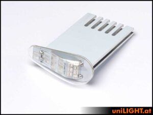 uniLIGHT 20mm PRO Power Navigationslicht, 11Wx2, T-Fuse - weiss