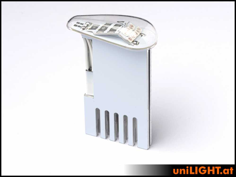 uniLIGHT 20mm PRO Power Navigationslicht, 11Wx2, T-Fuse - weiss – Bild 2
