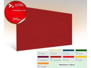 Seitenwand zu Profi-Classic 3m o.F. orange