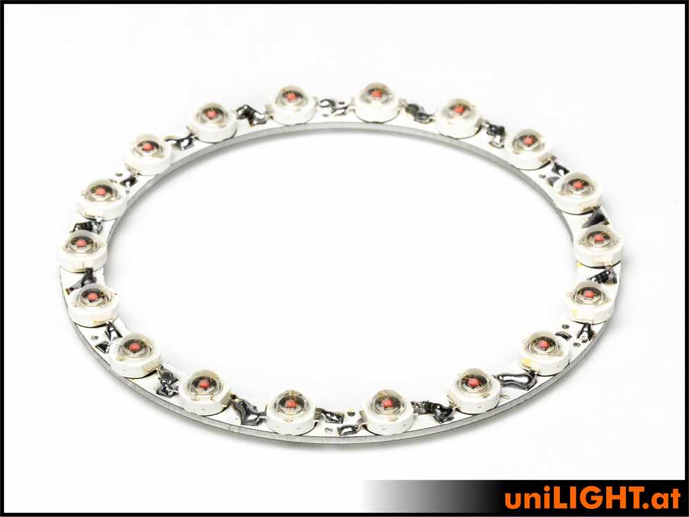 uniLIGHT 76mm RING, KURZ - orange