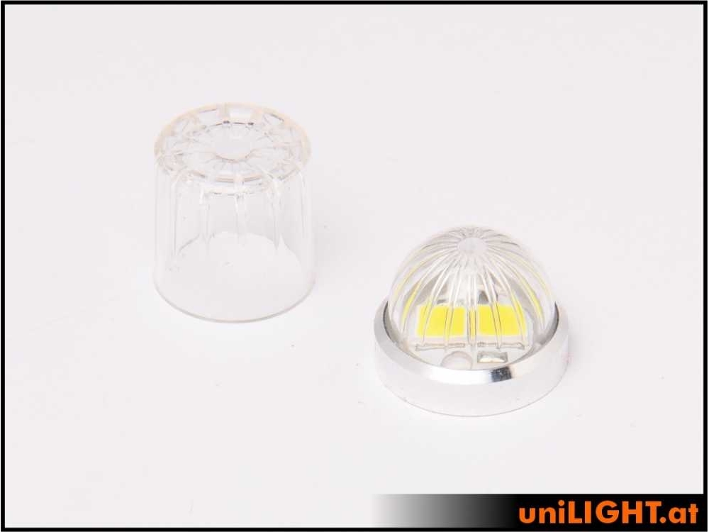 uniLIGHT 15mm ROUND Blitzlicht, 12Wx2, KURZ - rot