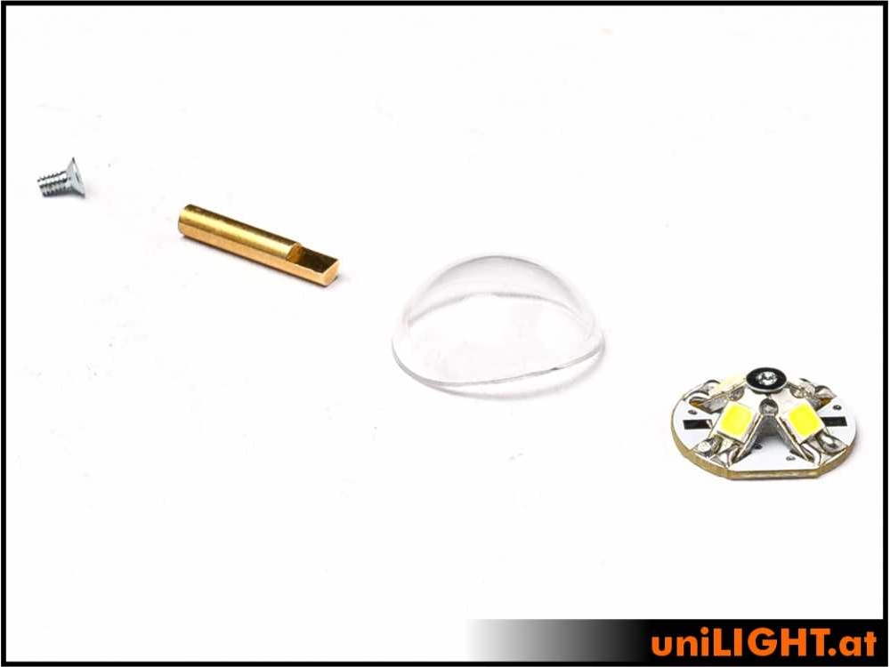 uniLIGHT 17mm Hemispheren Blitzlicht, 9Wx2 - grün – Bild 4