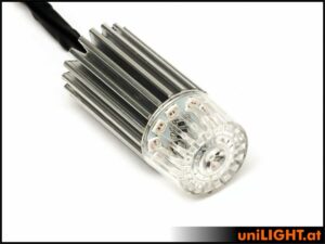 uniLIGHT 19mm ROUND Navigationslicht, 8Wx2, T-Fuse - weiss