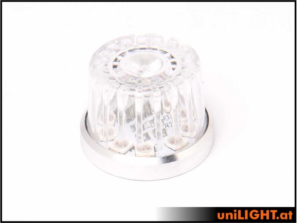 uniLIGHT 19mm ROUND Blitzlicht, 12Wx2, KURZ - rot – Bild 3