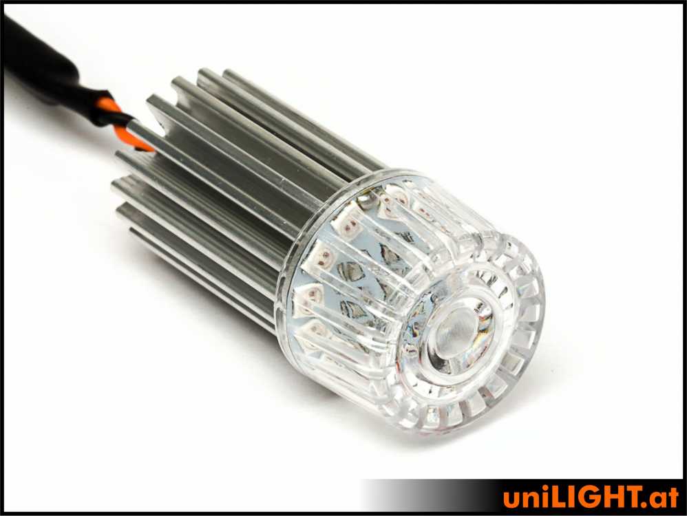 uniLIGHT 22mm ROUND Navigationslicht, 6Wx2 - grün