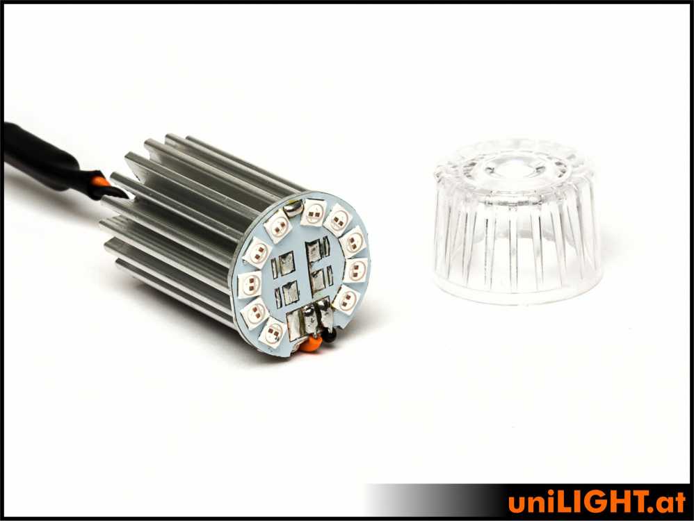 uniLIGHT 22mm ROUND Navigationslicht, 6Wx2 - grün – Bild 2