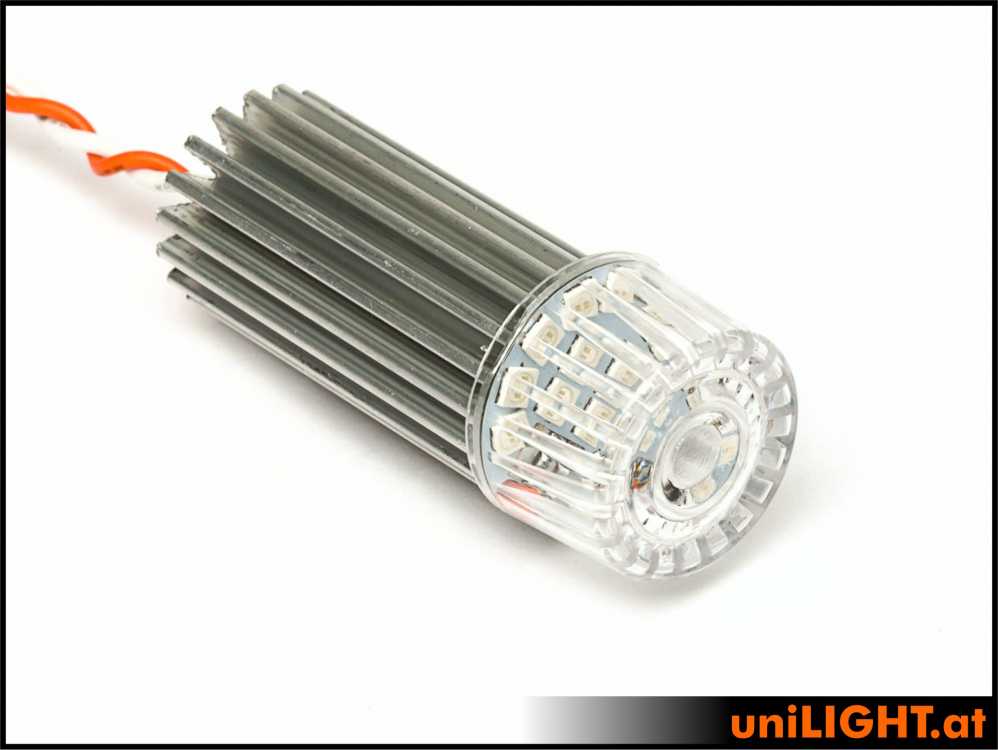 uniLIGHT 22mm ROUND Navigationslicht, 10Wx2, T-Fuse - grün