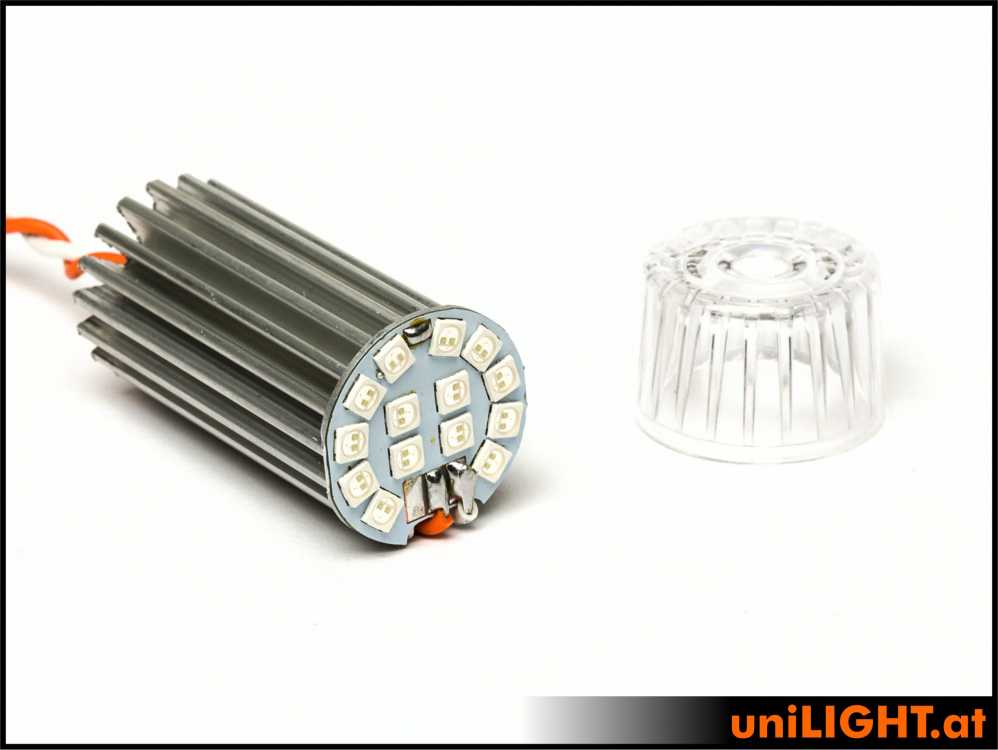 uniLIGHT 22mm ROUND Navigationslicht, 10Wx2, T-Fuse - grün – Bild 2
