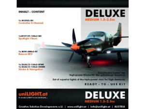 uniLIGHT DELUXE-Medium Beleuchtungsset
