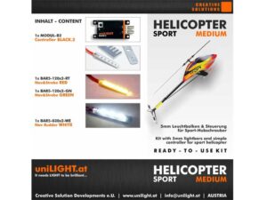 uniLIGHT HELISPORT-Medium Beleuchtungsset