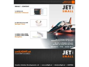 uniLIGHT JET-Small Beleuchtungsset, v3