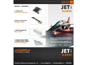 uniLIGHT JET-XLarge Beleuchtungsset, v3