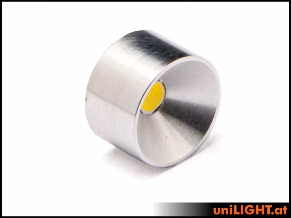 uniLIGHT 10mm Scheinwerfer, 1.6Wx2, KURZ - warmweiss